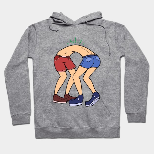 Push Me/Pull You Hoodie by akmarian